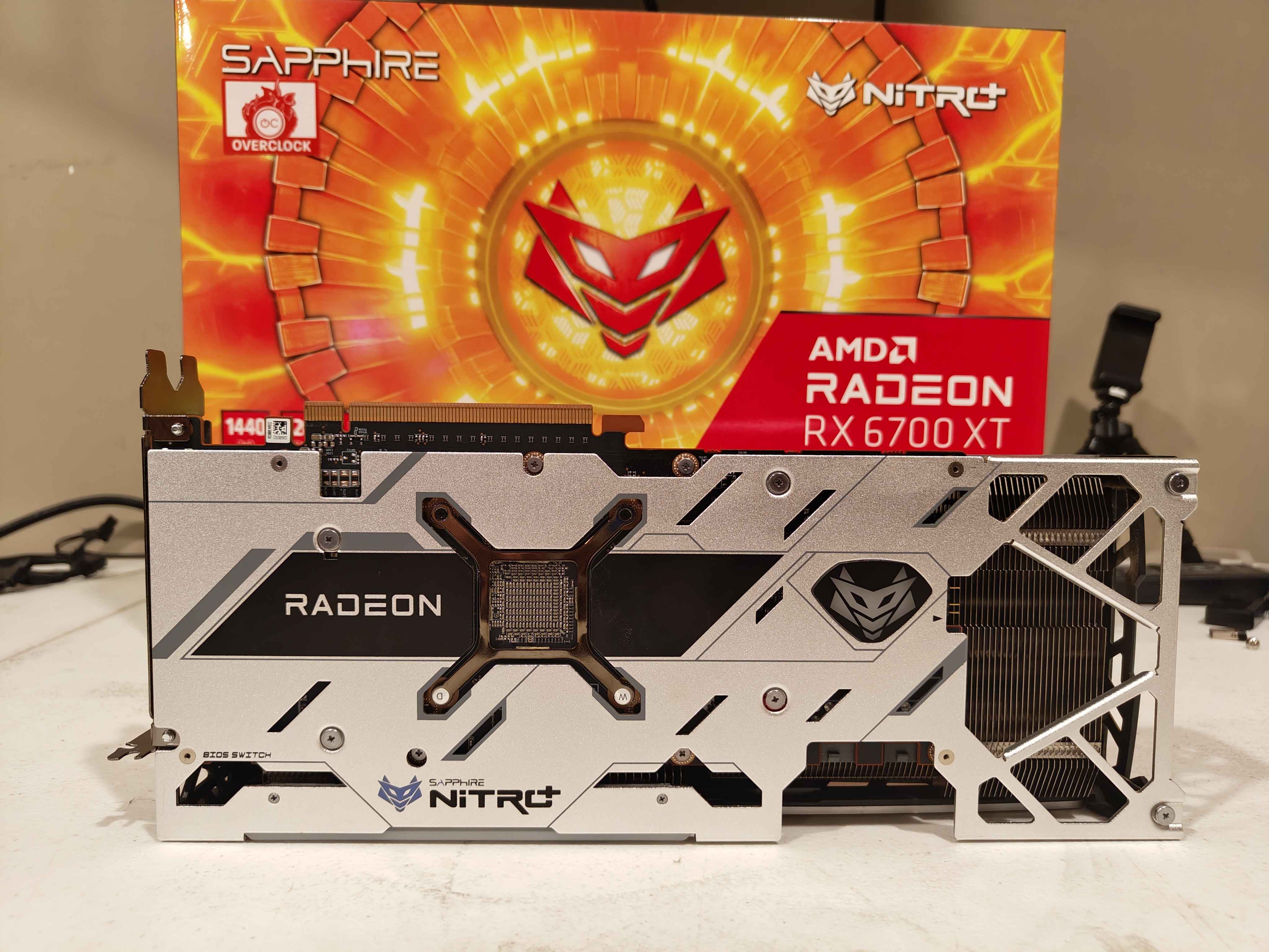 SAPPHIRE Nitro+ Radeon RX 6700 XT Gaming OC 12GB GDDR6 2