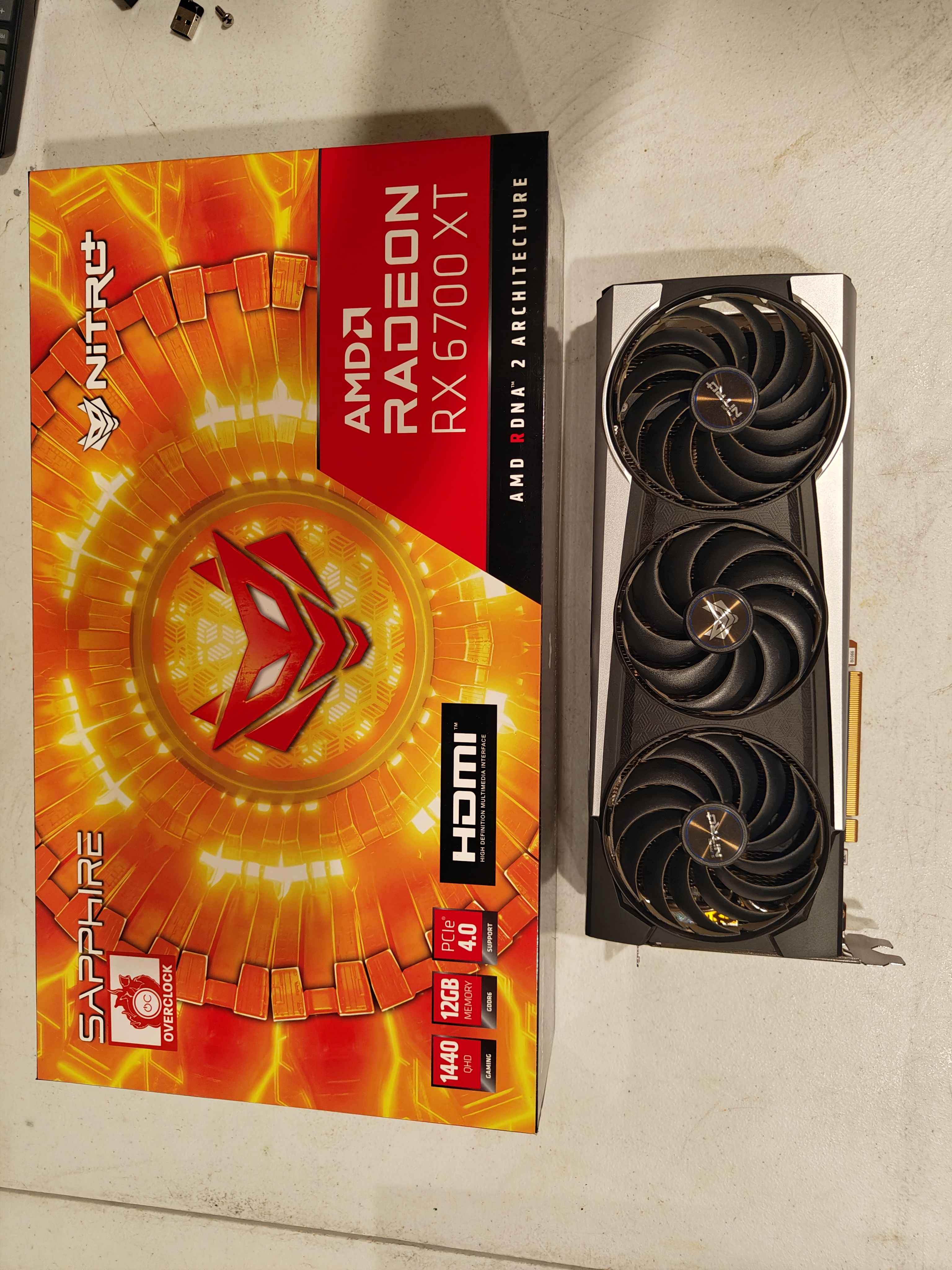 SAPPHIRE Nitro+ Radeon RX 6700 XT Gaming OC 12GB GDDR6 3